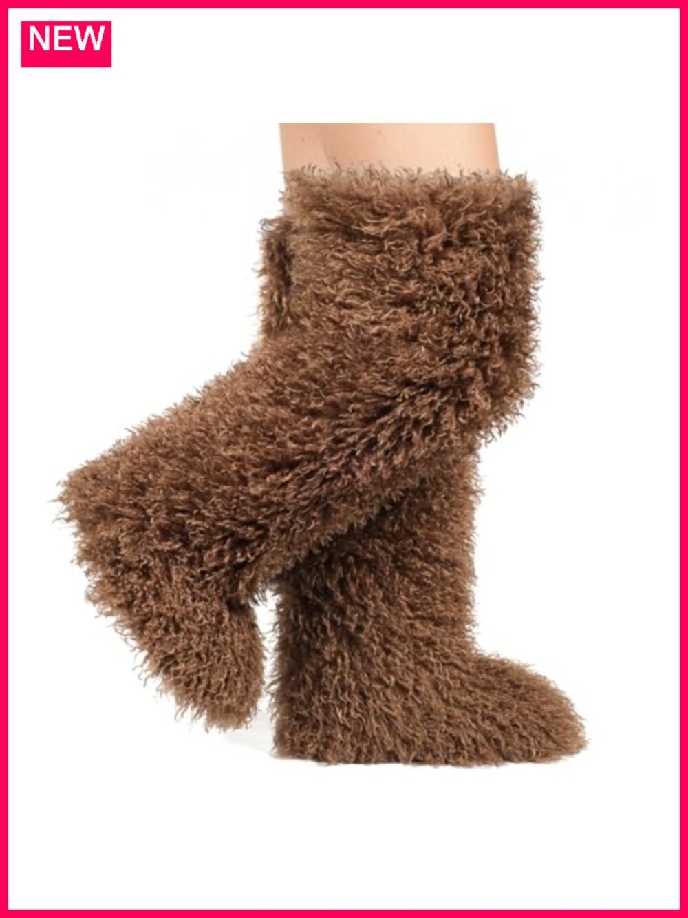 Thigh High Fur Boots Over the Knee Furry Fuzzy Fluffy Snow Winter Boots